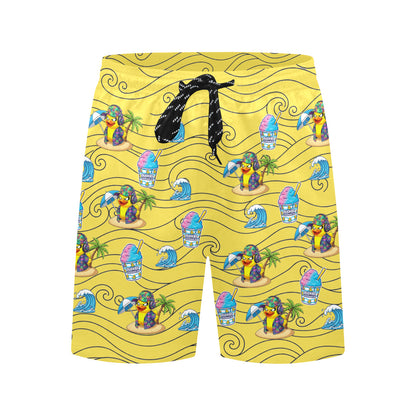 Duckie Cotton Candy Hawaiian Ice Beach Shorts for Men
