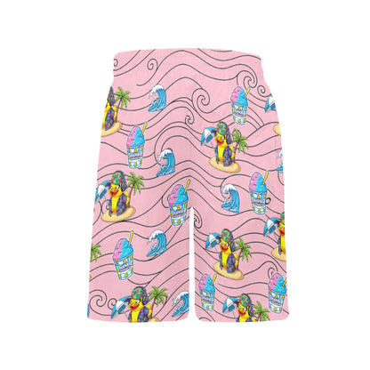 Duckie Cotton Candy Hawaiian Ice Beach Shorts for Boys
