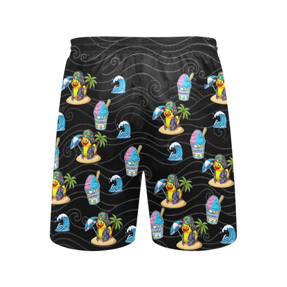 Duckie Cotton Candy Hawaiian Ice Beach Shorts for Men