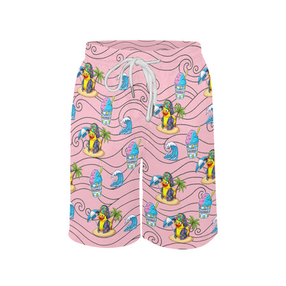 Duckie Cotton Candy Hawaiian Ice Beach Shorts for Boys