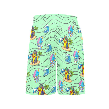 Duckie Cotton Candy Hawaiian Ice Beach Shorts for Boys