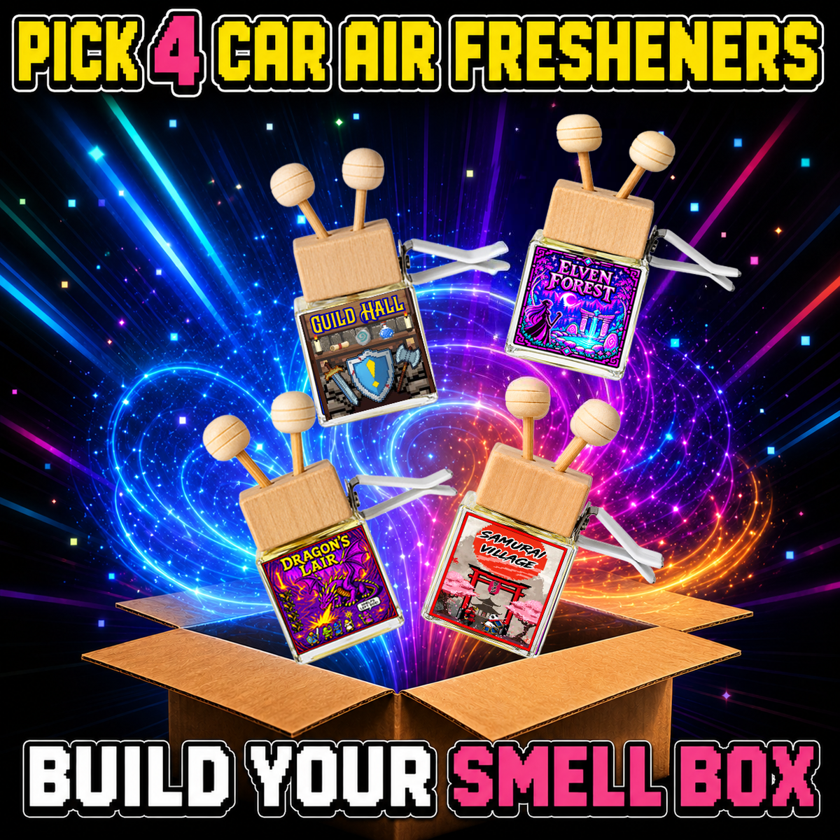 Pick 4 Car Air Fresheners