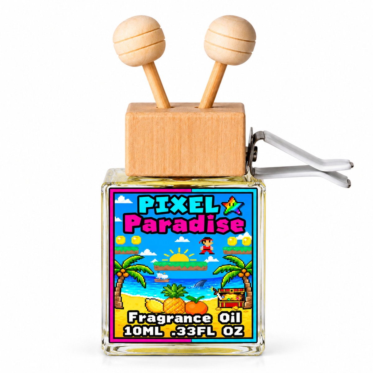 Pixel Paradise Car Air Freshener