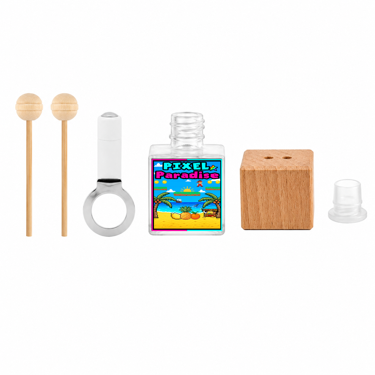 Pixel Paradise Car Air Freshener