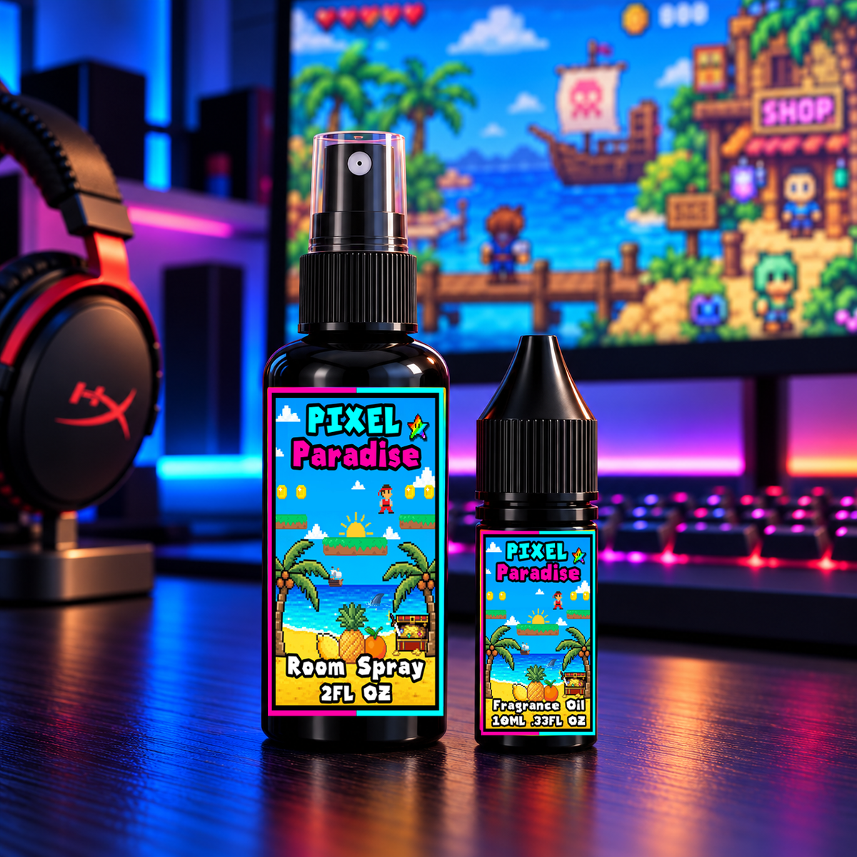 Pixel Paradise Room Spray