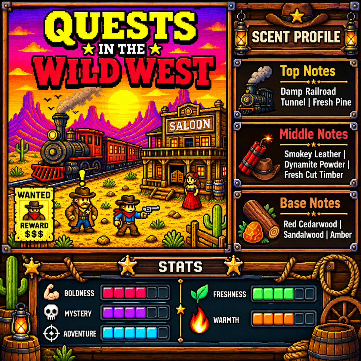 Quests in the wild west