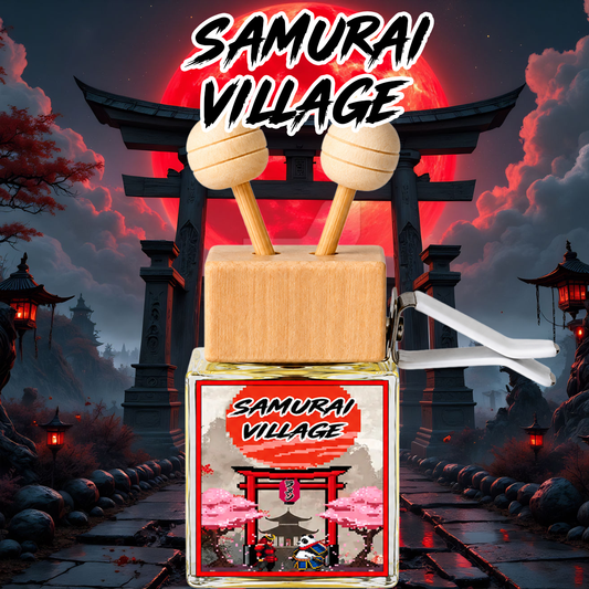 Samurai Village Car Air Freshener