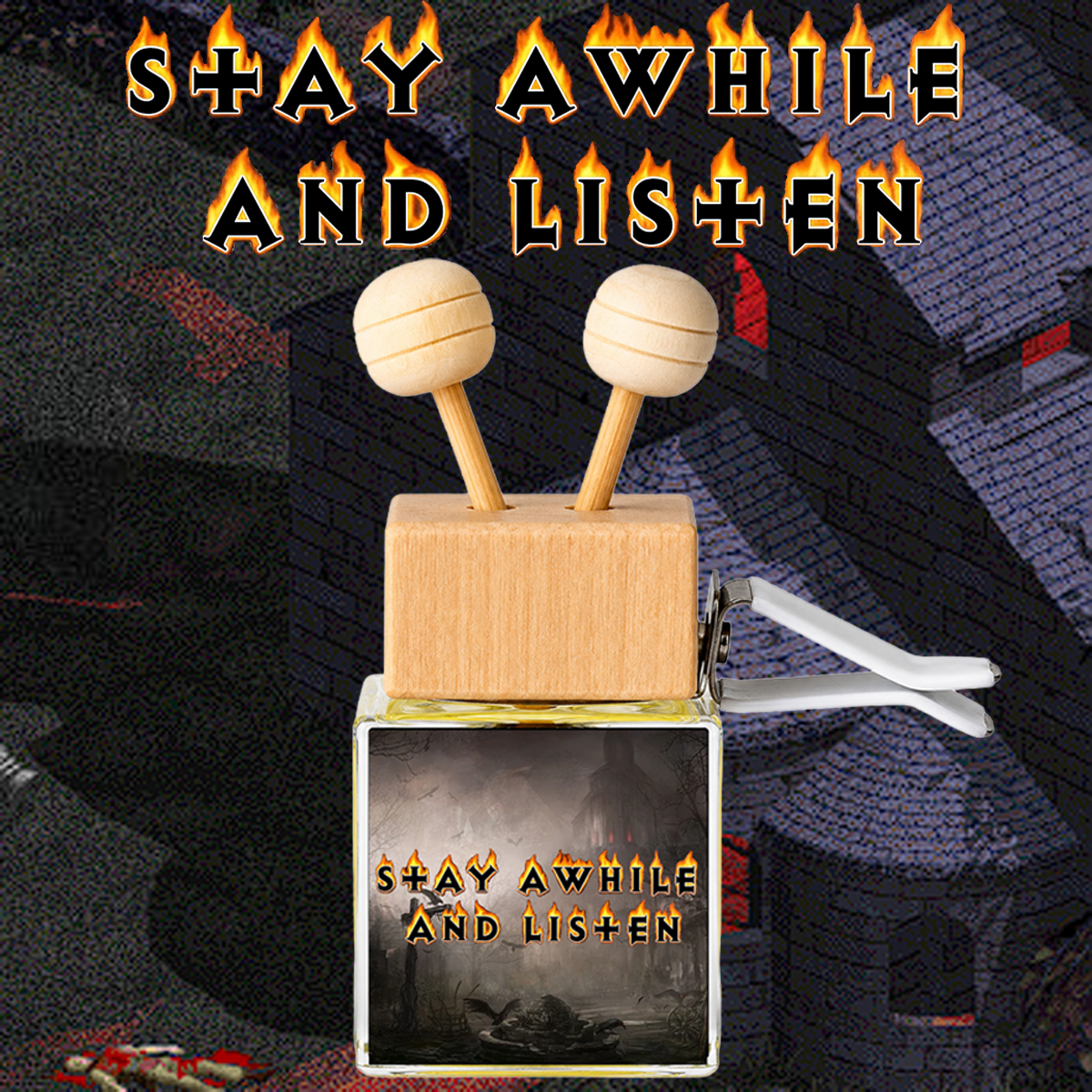 Stay Awhile and Listen Car Air Freshener