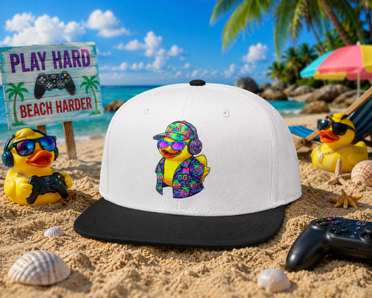Flat Bill Hat Duckie GG Beach Fit