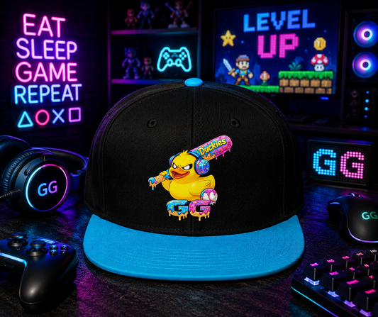 Flat BIll Hat GG Duckies Ice Cream Baseball