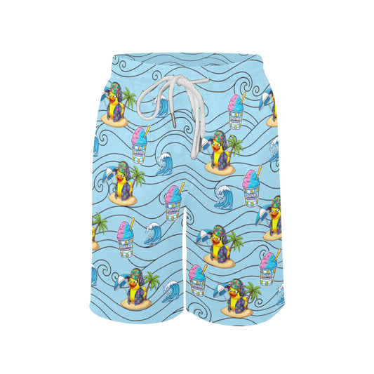 Duckie Cotton Candy Hawaiian Ice Beach Shorts for Boys
