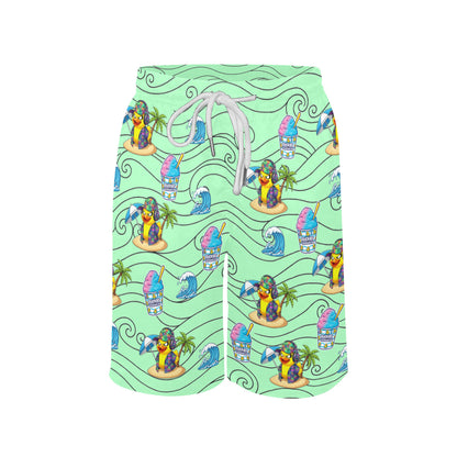 Duckie Cotton Candy Hawaiian Ice Beach Shorts for Boys