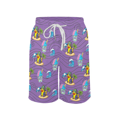 Duckie Cotton Candy Hawaiian Ice Beach Shorts for Boys